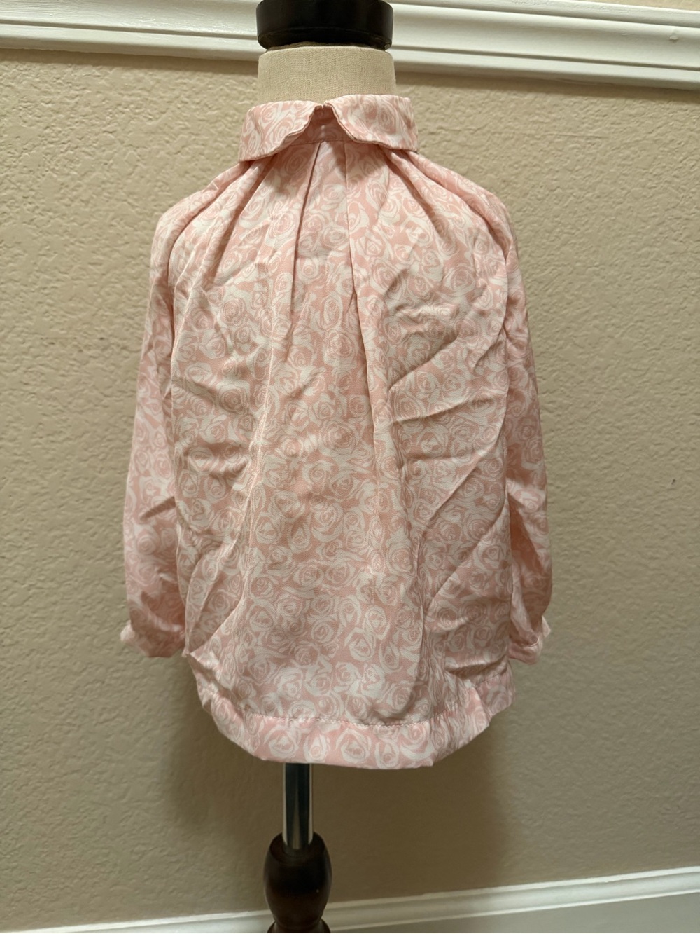 Il Gufo Pink Floral Kids Shirt size 2 years toddler